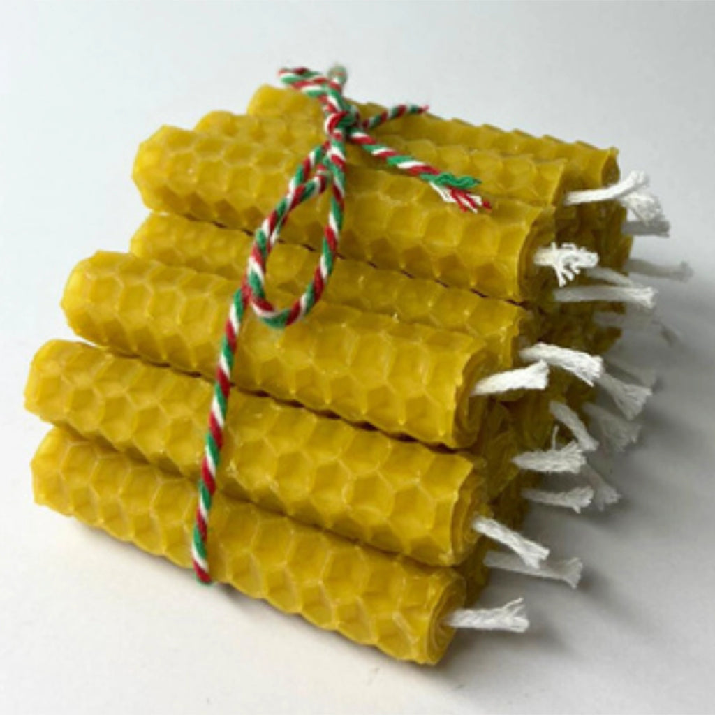 21 Days of Intention Beeswax Candles - Rolled Taper Set